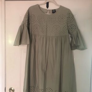 Summer eyelet dress,
